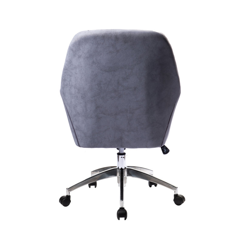 Jorden Microfiber Microsuede Task Chair Gray